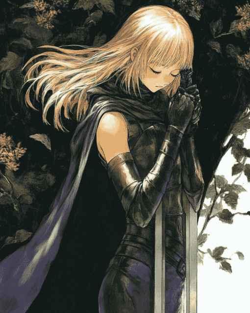 Clare Claymore Fantasy Diamond Painting