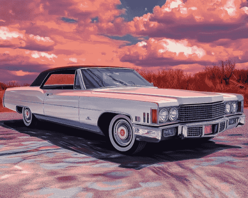 Classic 1967 Cadillac Diamond Painting