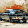 Classic 1968 Dodge Charger Diamond Painting