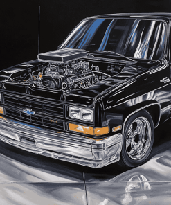 Classic 1990 Chevy Diamond Painting