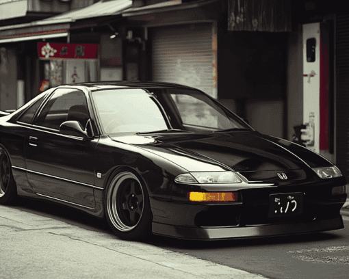 Classic Black Honda Prelude Diamond Painting