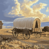 Classic Covered Wagon Diamond Painting