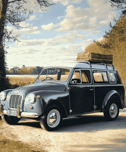 Classic Morris Minor Car Diamond Painting