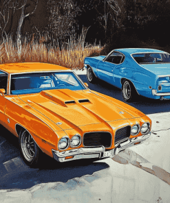 Classic Pontiac 1970 GTO Diamond Painting