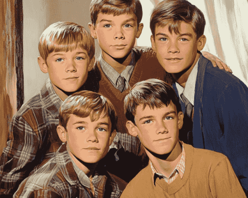 Classic TV Characters My Three Sons Diamond Painting