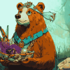 Classic Yogui Bear Animation Diamond Painting