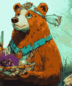 Classic Yogui Bear Animation Diamond Painting