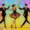 Classy Dancers Pop Animation Diamond Painting