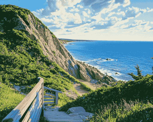 Cliffs of Block Island Diamond Painting