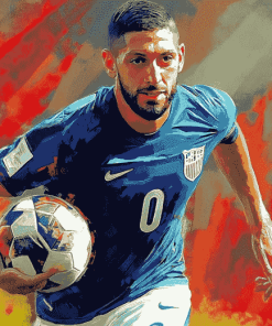 Clint Dempsey Soccer Legend Diamond Painting