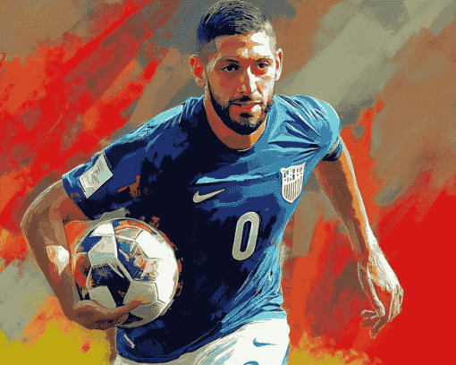 Clint Dempsey Soccer Legend Diamond Painting