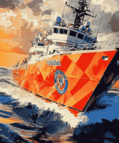 Coast Guard Seascapes Diamond Painting