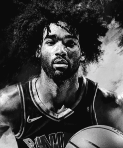 Coby White Basketball Icon Diamond Painting