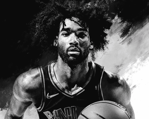 Coby White Basketball Icon Diamond Painting