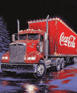 Cola Truck Engines Diamond Painting