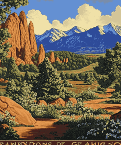 Colorado Garden View Diamond Painting