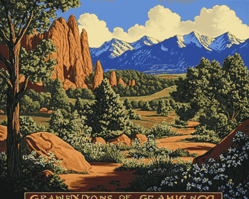 Colorado Garden View Diamond Painting