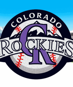 Colorado Rockies Baseball Logo Diamond Painting