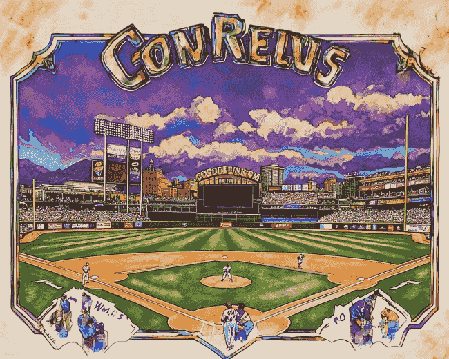 Finalizing Colorado Rockies artwork