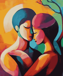 Colorful Abstract Lovers Diamond Painting