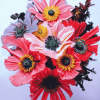 Colorful Anemone Blossoms Diamond Painting