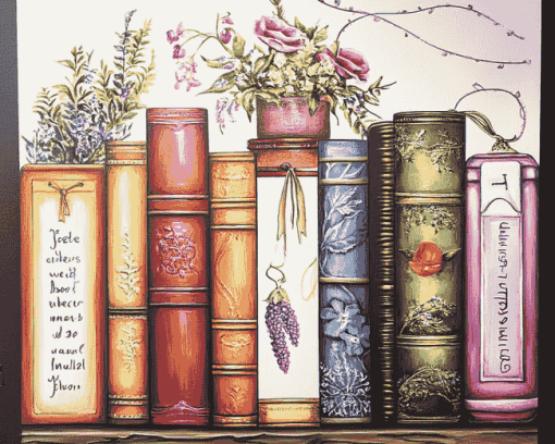 Colorful Book Markers Diamond Painting