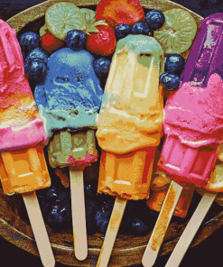 Colorful Food Ice Cream Diamond Painting