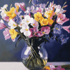 Colorful Freesias Bouquet Diamond Painting