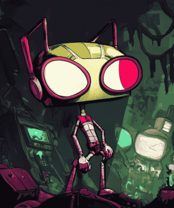 Colorful Invader Zim Series Diamond Painting