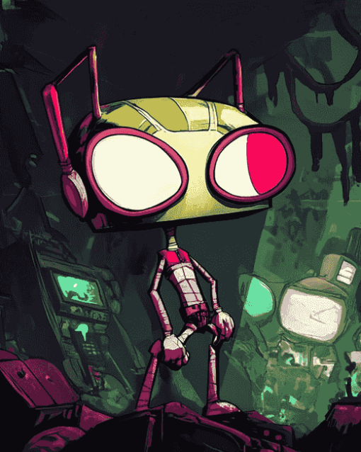 Colorful Invader Zim Series Diamond Painting