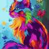 Colorful Kitty Fun Diamond Painting