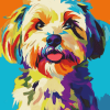 Colorful Maltese Puppies Diamond Painting