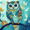 Colorful Owl Starla Michelle Diamond Painting