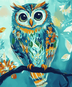 Colorful Owl Starla Michelle Diamond Painting