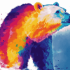 Colorful Polar Bear Diamond Painting