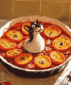 Colorful Ratatouille Foods Diamond Painting