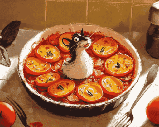 Colorful Ratatouille Foods Diamond Painting