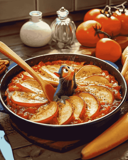 Colorful Ratatouille Foods Diamond Painting