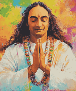 Colorful Spiritual Films Yogananda Diamond Painting