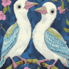 Colorful Three Birds Diamond Painting