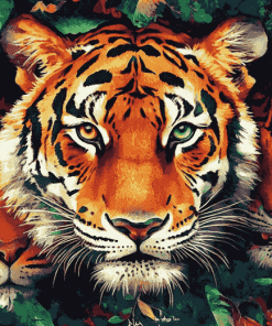 Colorful Tiger Pop Art Diamond Painting