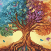 Colorful Tree of Life Diamond Painting