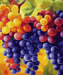 Colorful Vineyard Fruits Diamond Painting