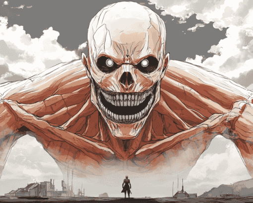 Colossal Titan Anime Diamond Painting