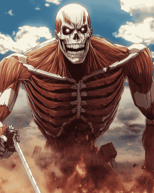 Colossal Titan Anime Diamond Painting