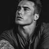 Colton Haynes Black and White Diamond Painting