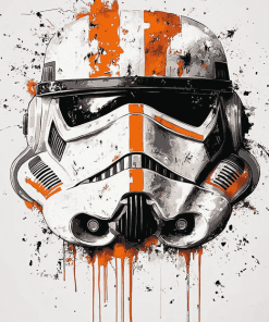 Commander Cody Splatter Star Wars Diamond Painting