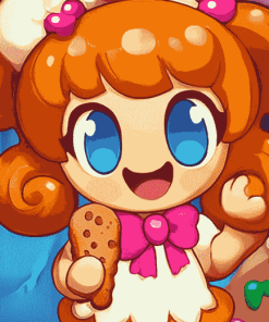 Cookie Run Characters Animation Diamond Painting