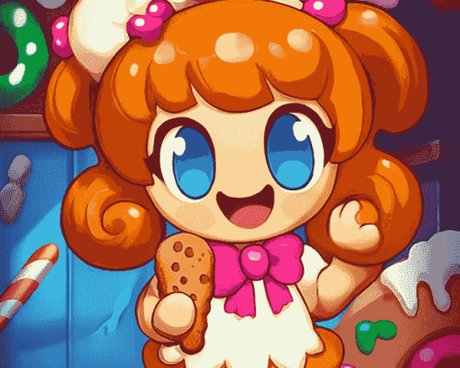 Cookie Run Characters Animation Diamond Painting