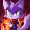 Cool Blaze The Cat Animation Diamond Painting